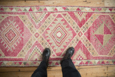 2.5x11.5 Vintage Distressed Kurd Rug Runner by Old New House® - product image 2 for Resin Society