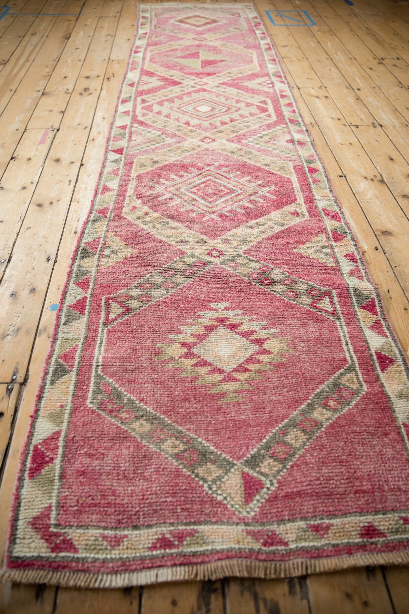 2.5x11.5 Vintage Distressed Kurd Rug Runner by Old New House® - product image 7 for Resin Society