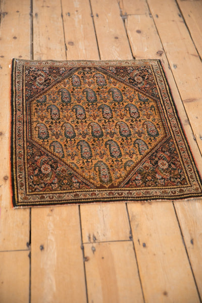 2x2.5 Vintage Fine Sarouk Square Rug Mat by Old New House® - product image 4 for Resin Society
