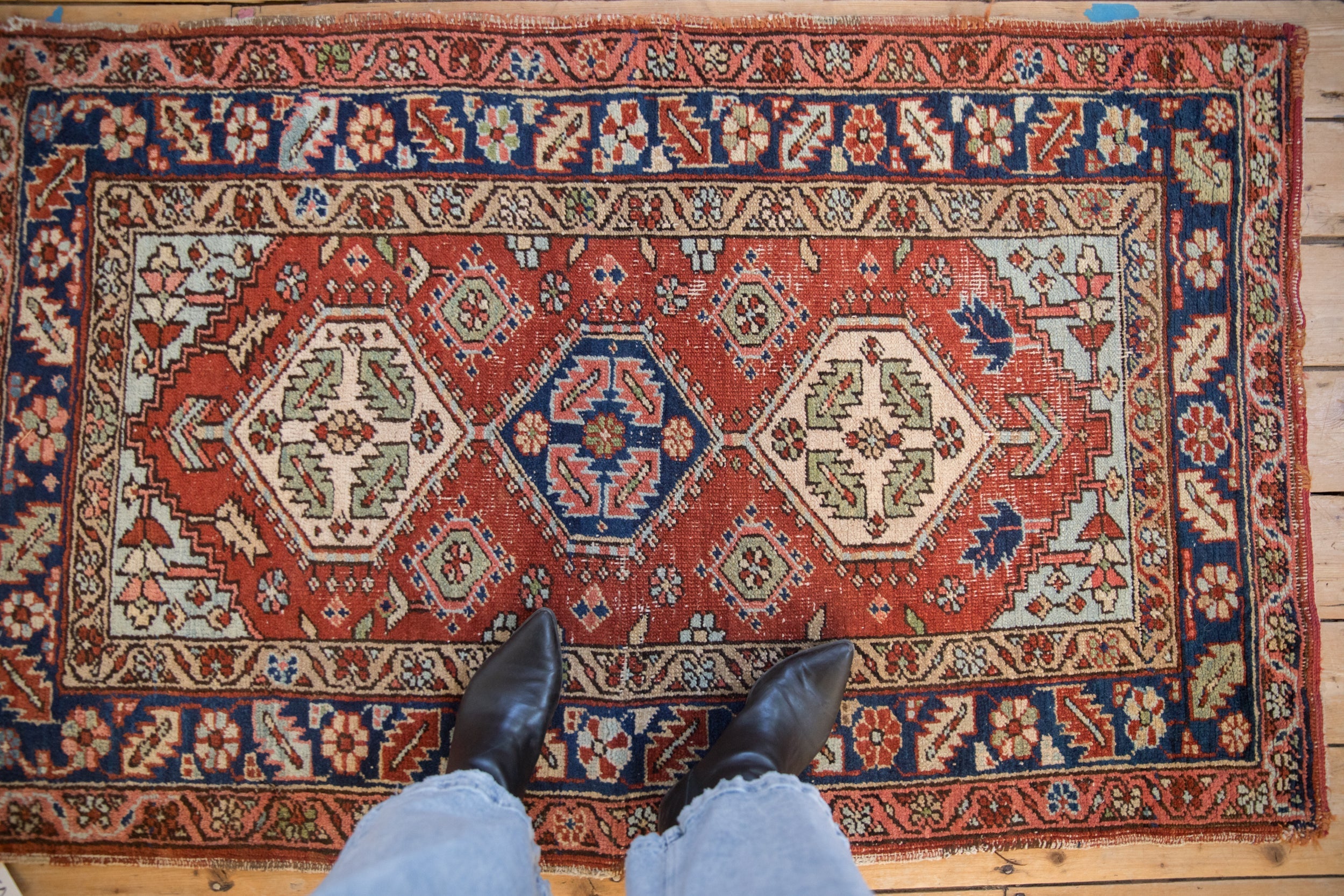 3x5 Vintage Heriz Rug by Old New House® - product image 2 for Resin Society