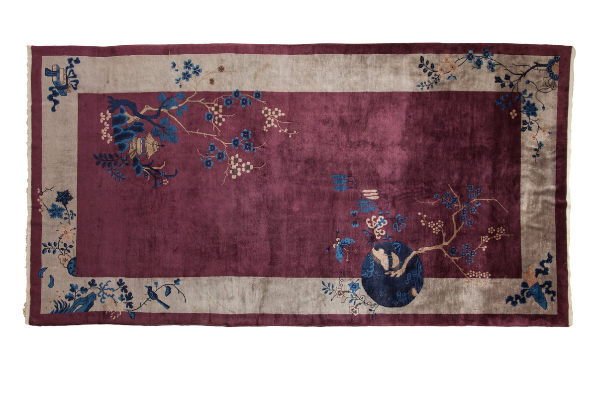 7x13.5 Antique Art Deco Carpet by Old New House® - main product image for Resin Society