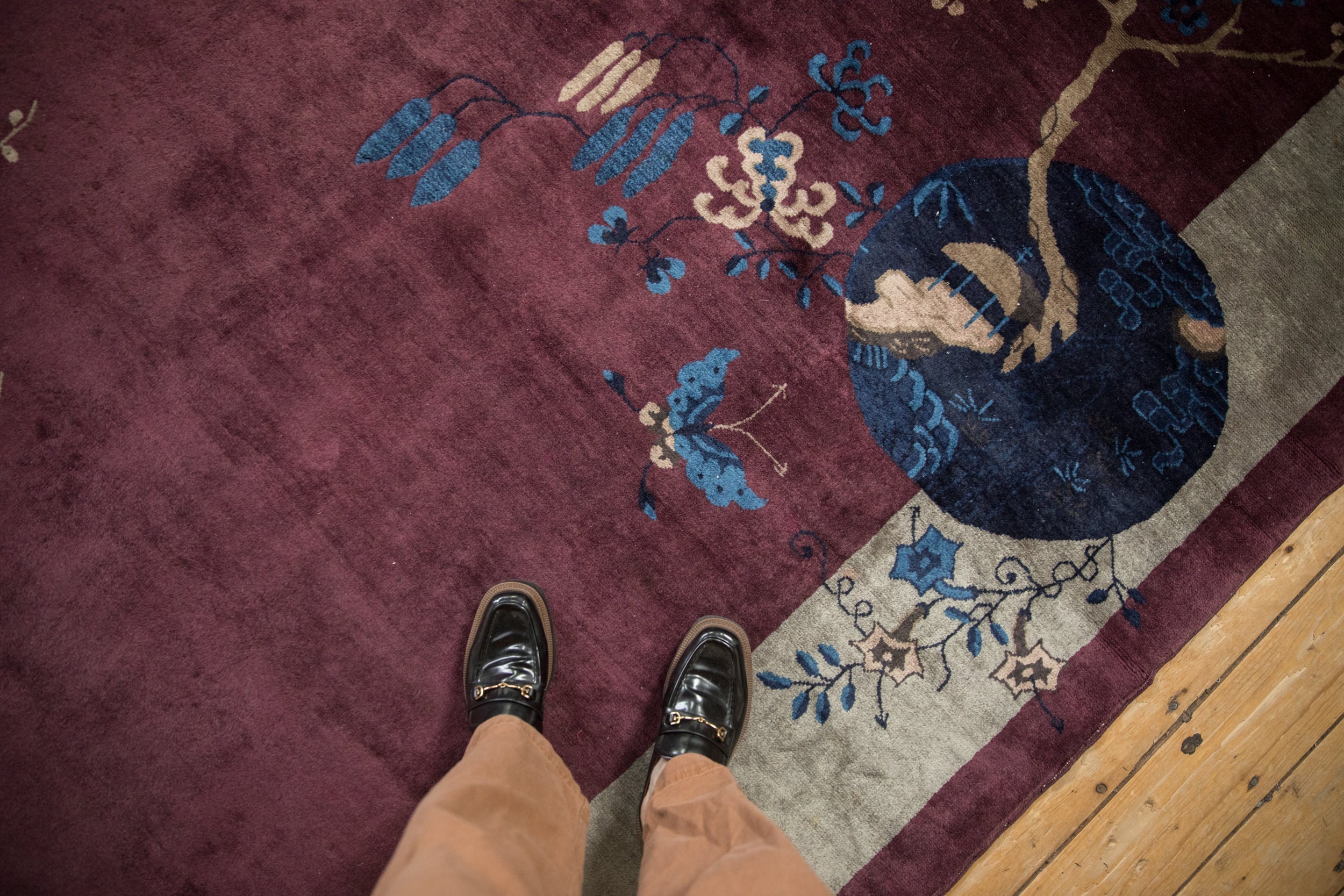 7x13.5 Antique Art Deco Carpet by Old New House® - product image 2 for Resin Society