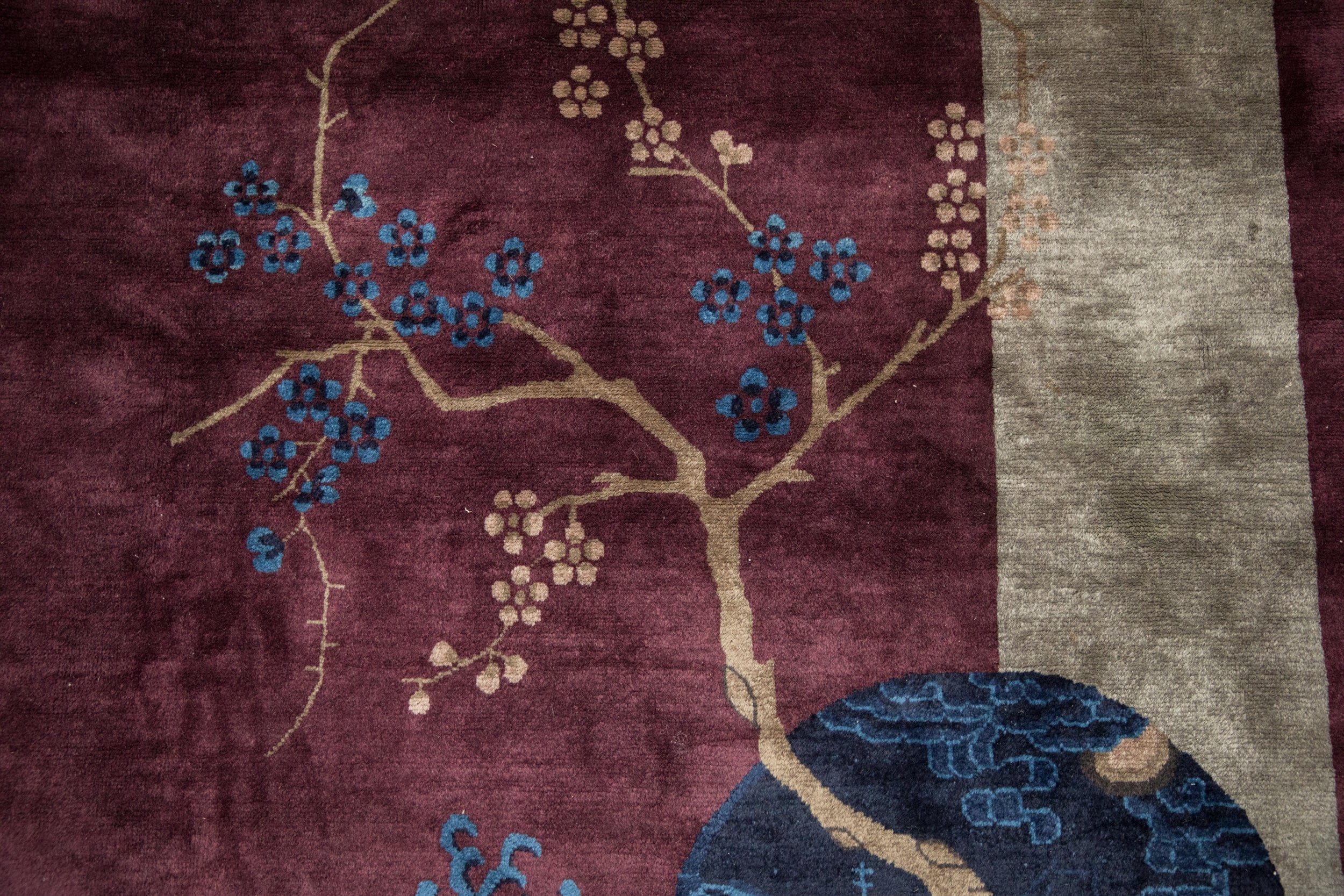 7x13.5 Antique Art Deco Carpet by Old New House® - product image 3 for Resin Society