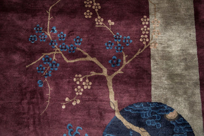 7x13.5 Antique Art Deco Carpet by Old New House® - product image 3 for Resin Society