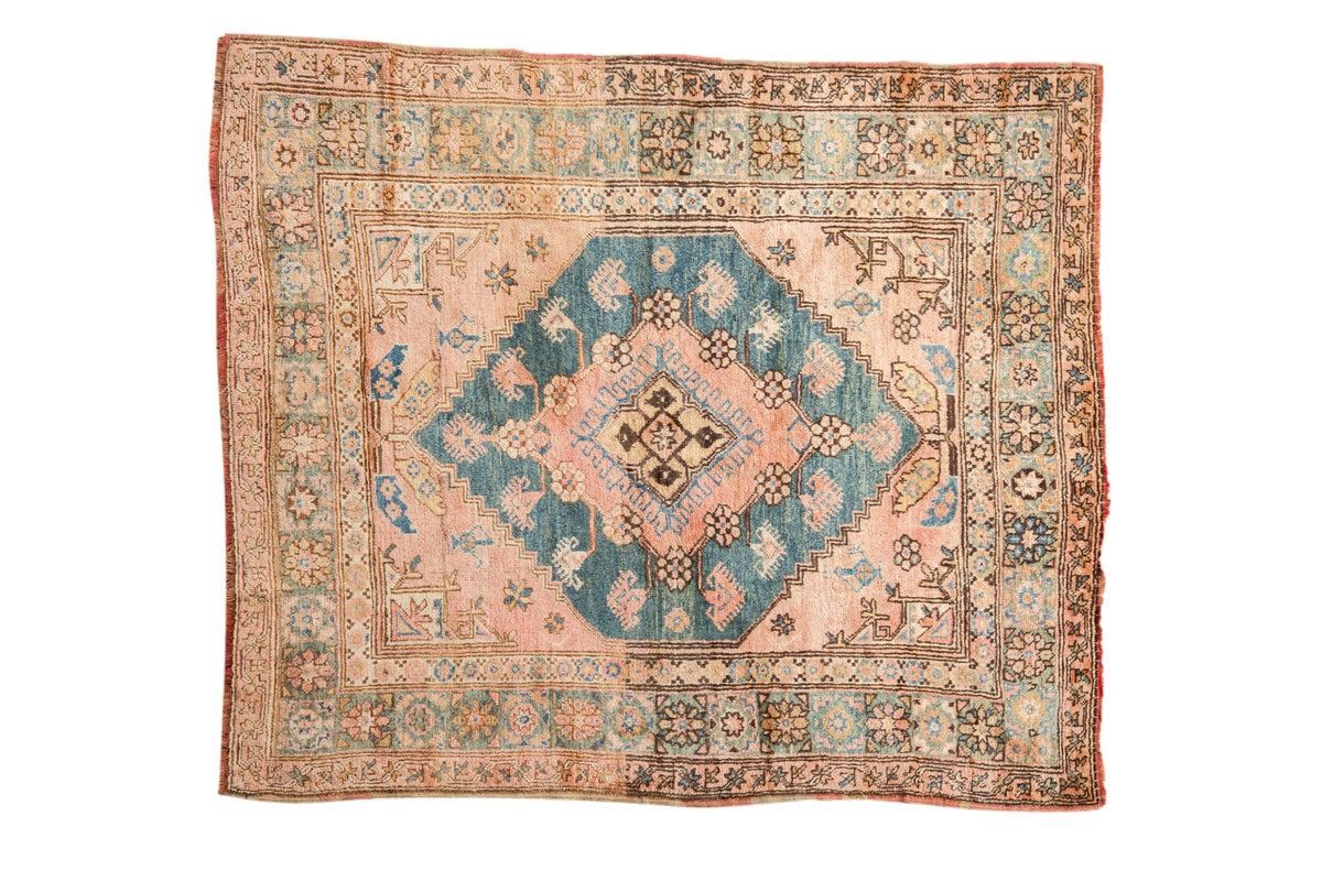 4.5x5 Vintage Anatolian Square Rug by Old New House® - main product image for Resin Society