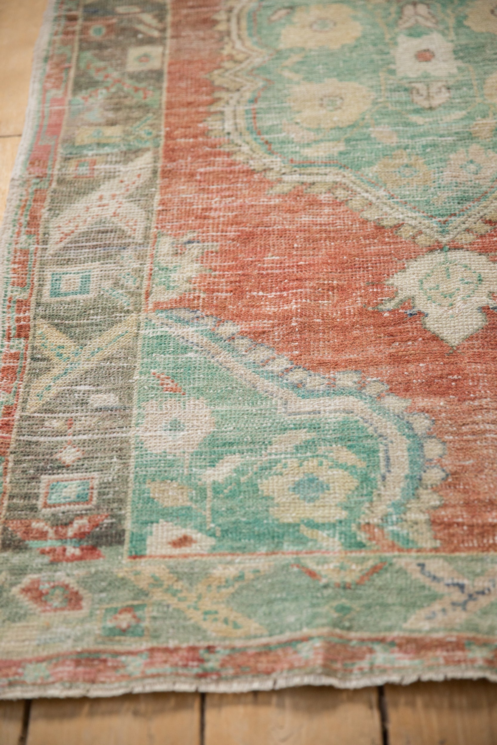 3x5.5 Vintage Distressed Oushak Rug by Old New House® - product image 9 for Resin Society