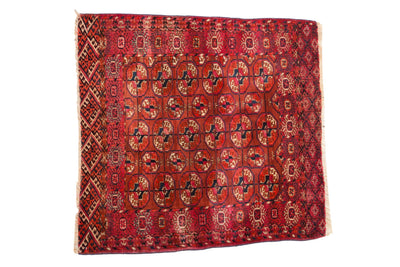 3.5x4 Antique Turkmen Square Rug by Old New House® - main product image for Resin Society