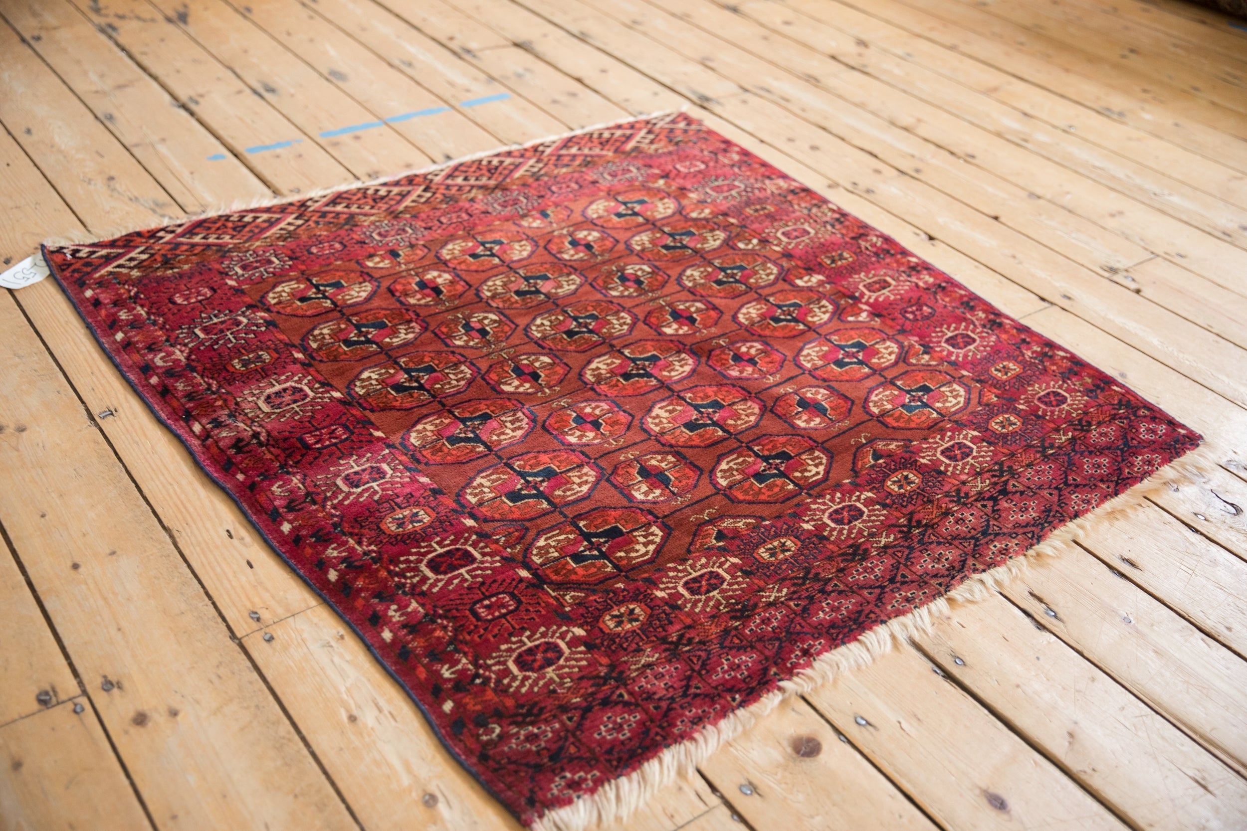 3.5x4 Antique Turkmen Square Rug by Old New House® - product image 4 for Resin Society