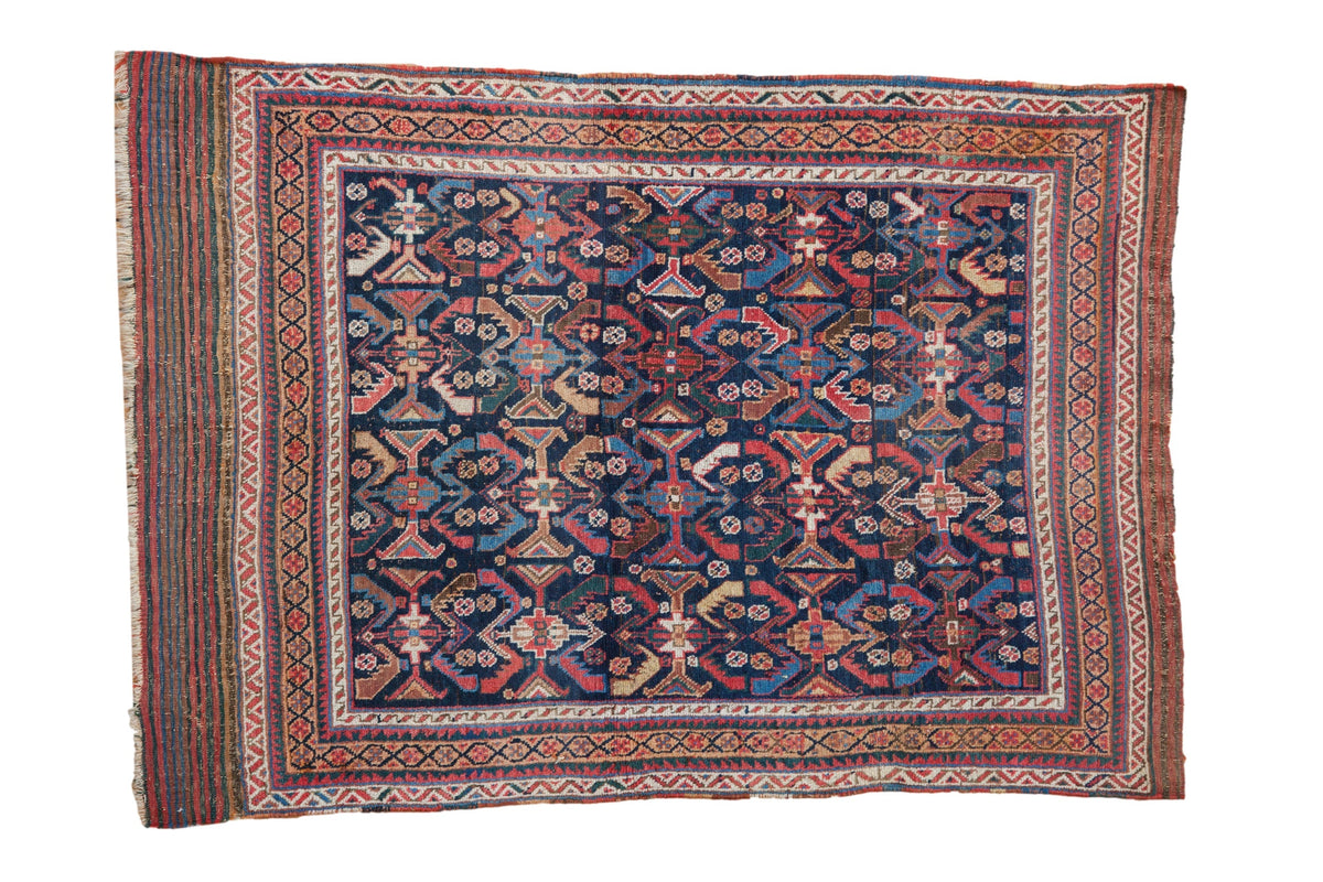 4x5.5 Antique Afshar Rug by Old New House® - main product image for Resin Society