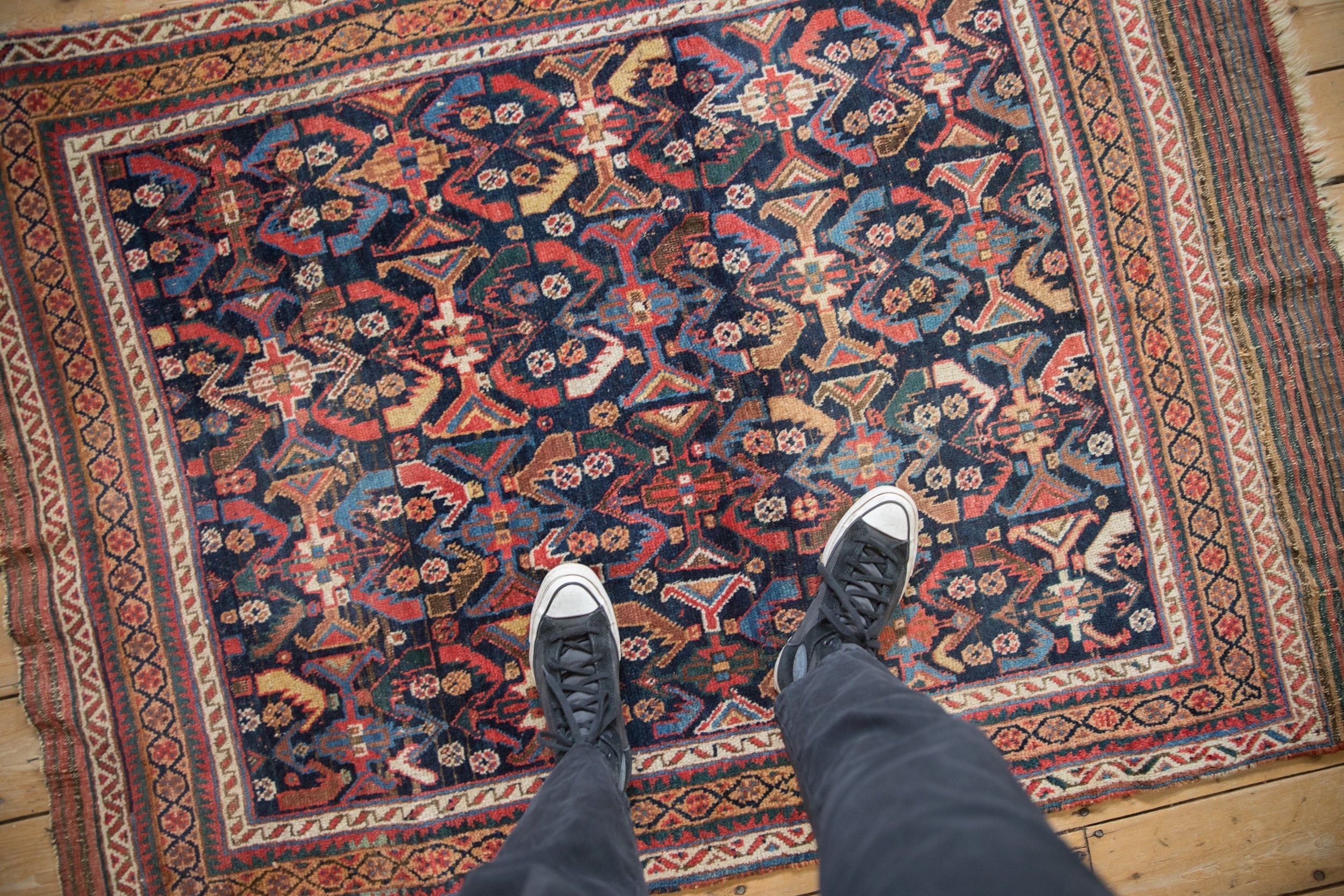 4x5.5 Antique Afshar Rug by Old New House® - product image 2 for Resin Society