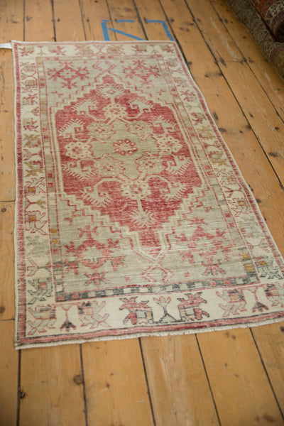 2.5x5 Vintage Distressed Oushak Rug Runner by Old New House® - product image 4 for Resin Society