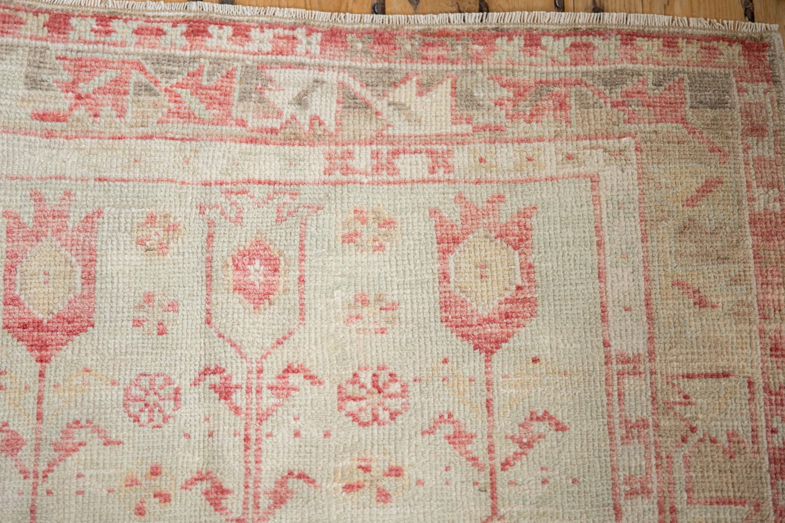 2.5x5 Vintage Distressed Oushak Rug Runner by Old New House® - product image 3 for Resin Society