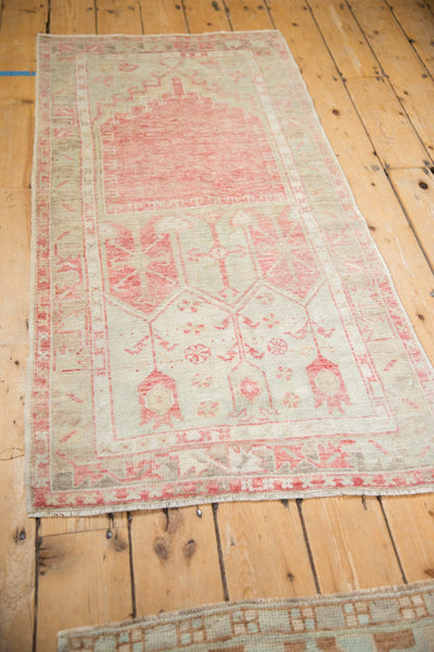 2.5x5 Vintage Distressed Oushak Rug Runner by Old New House® - product image 4 for Resin Society