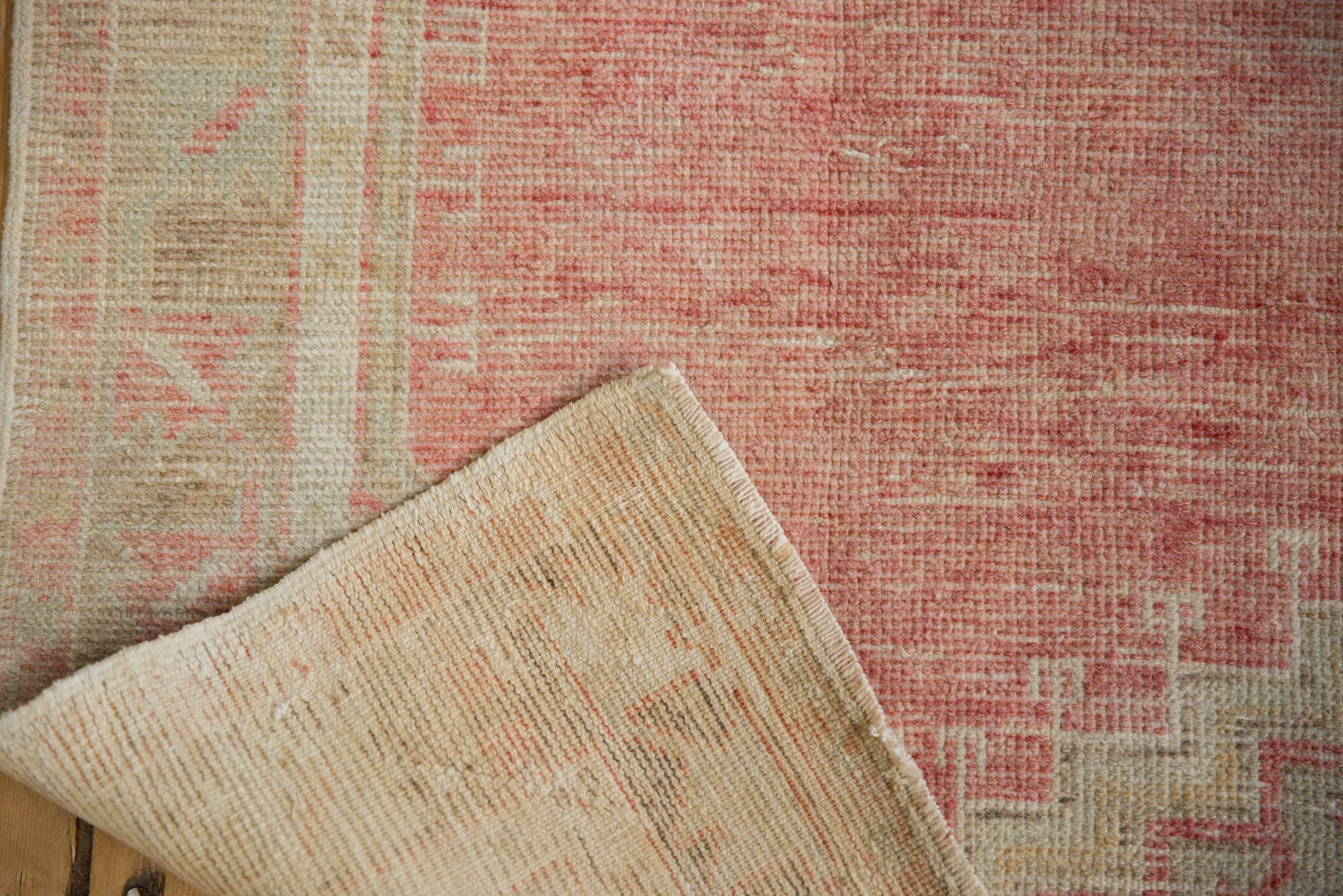 2.5x5 Vintage Distressed Oushak Rug Runner by Old New House® - product image 9 for Resin Society