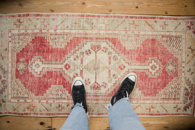 2.5x5 Vintage Distressed Oushak Rug Runner by Old New House® - product image 2 for Resin Society