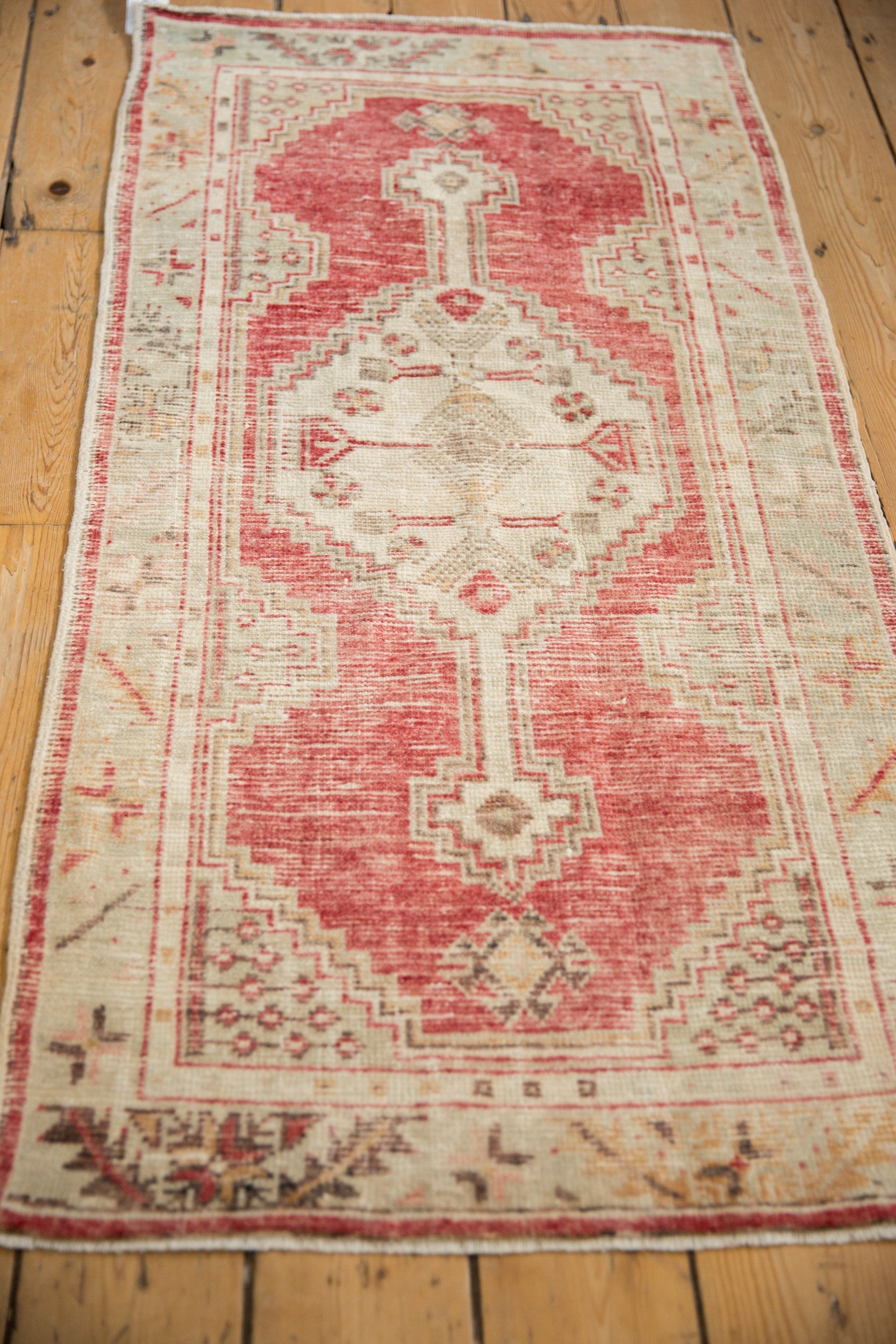 2.5x5 Vintage Distressed Oushak Rug Runner by Old New House® - product image 4 for Resin Society