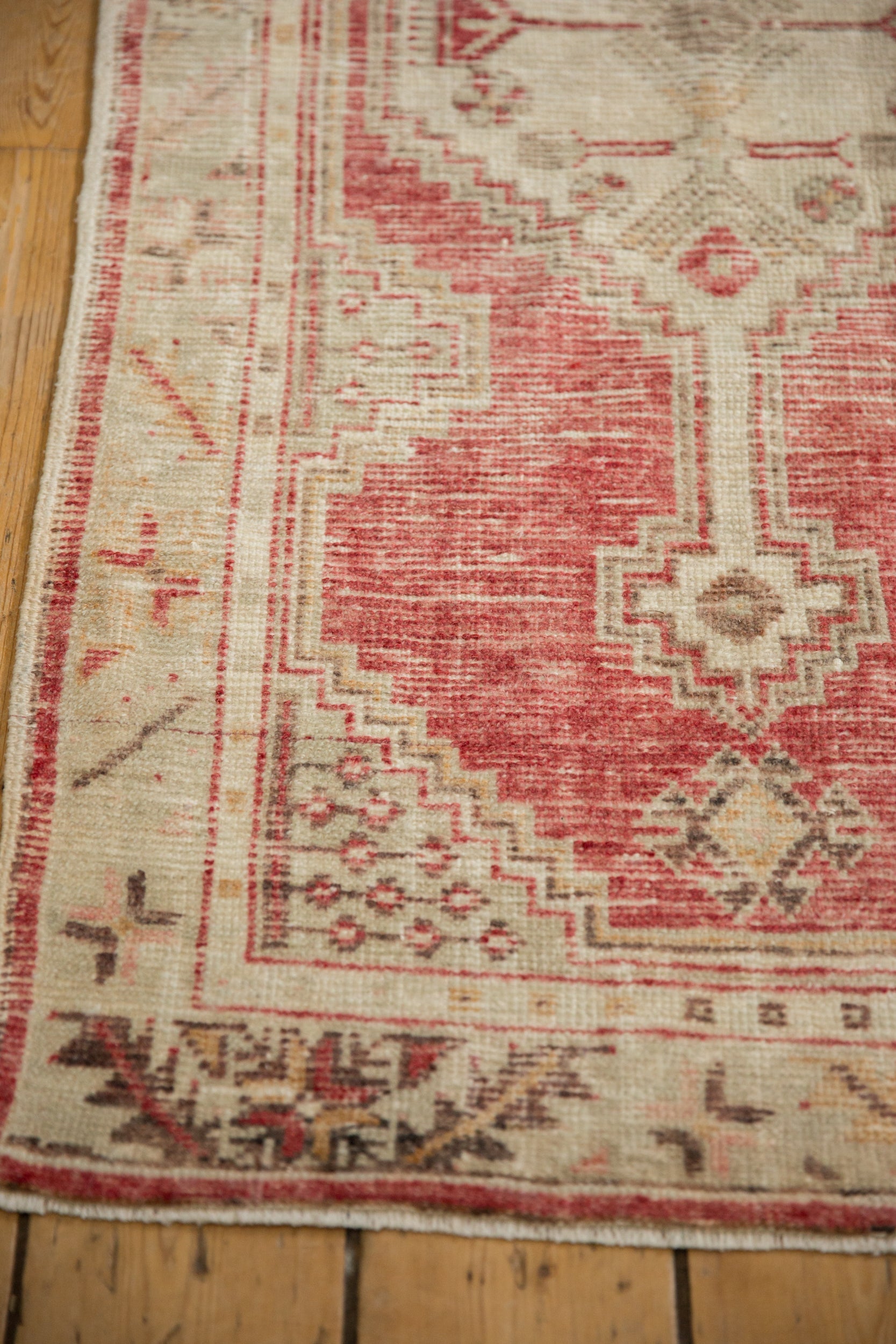 2.5x5 Vintage Distressed Oushak Rug Runner by Old New House® - product image 5 for Resin Society