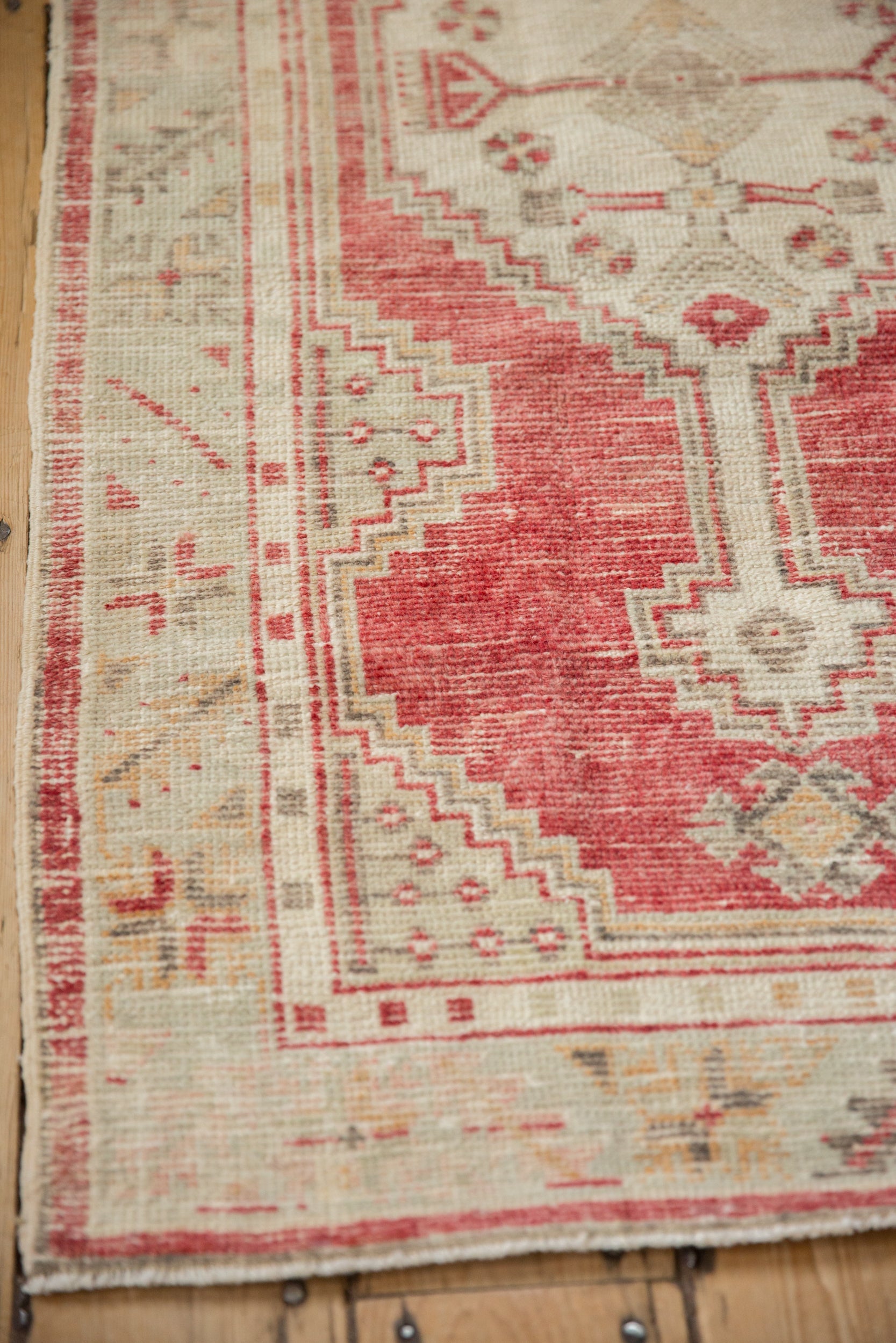 2.5x5 Vintage Distressed Oushak Rug Runner by Old New House® - product image 7 for Resin Society