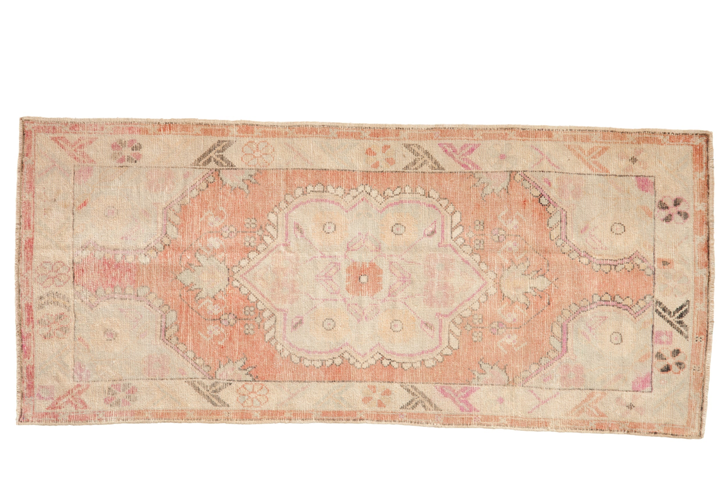 2.5x6 Vintage Distressed Oushak Rug Runner by Old New House® - main product image for Resin Society