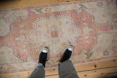 2.5x6 Vintage Distressed Oushak Rug Runner by Old New House® - product image 2 for Resin Society