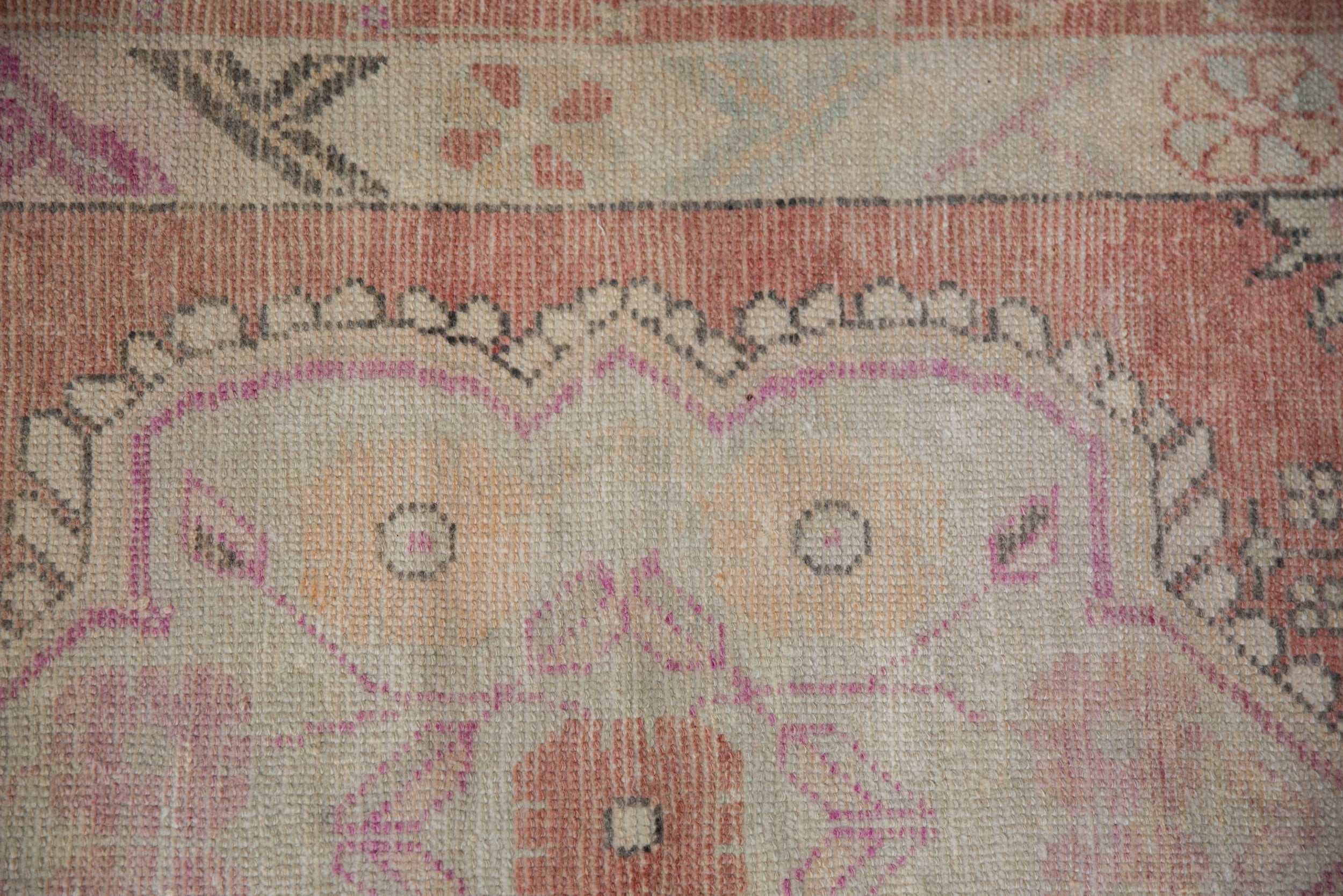 2.5x6 Vintage Distressed Oushak Rug Runner by Old New House® - product image 3 for Resin Society