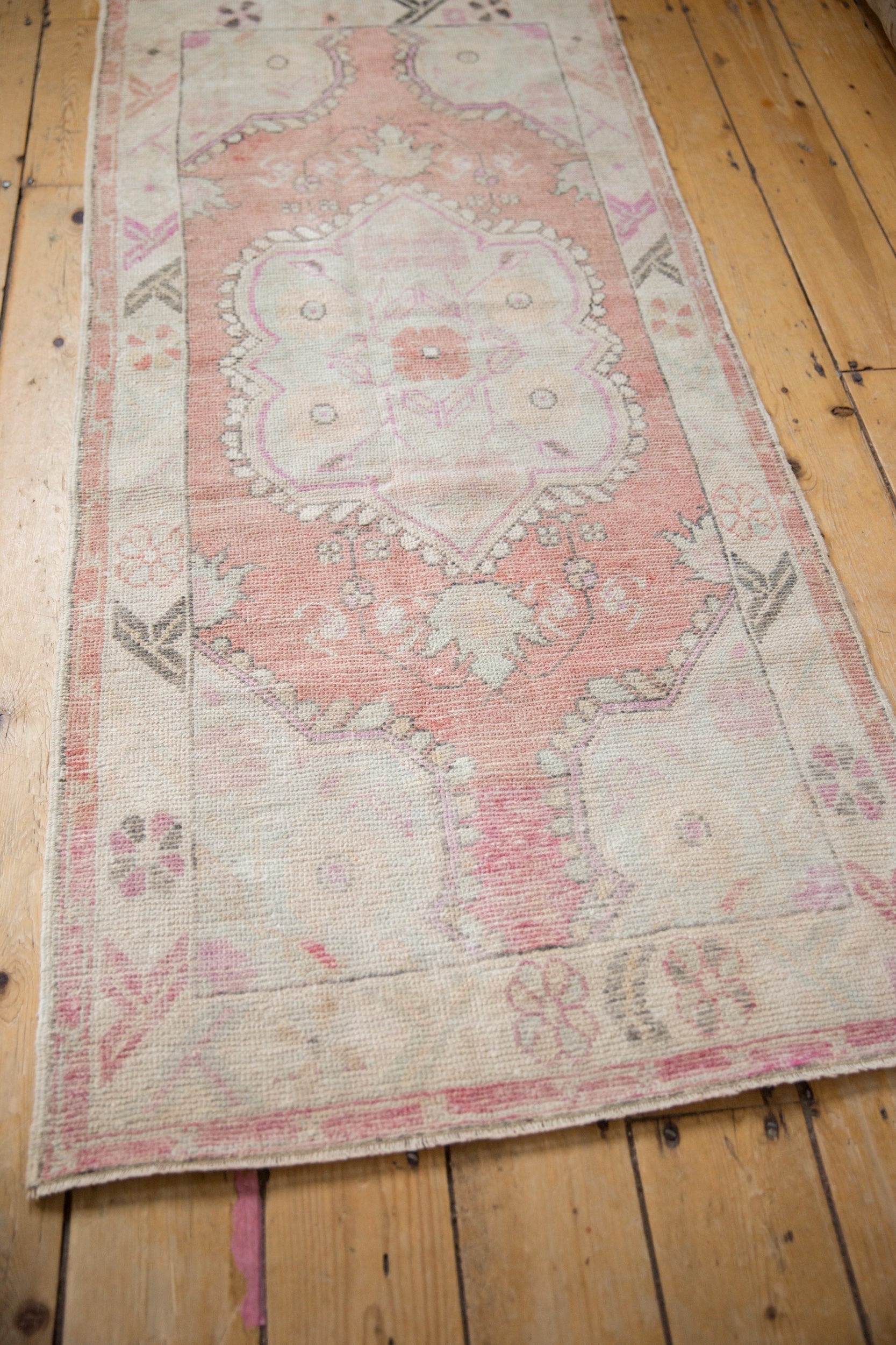 2.5x6 Vintage Distressed Oushak Rug Runner by Old New House® - product image 4 for Resin Society