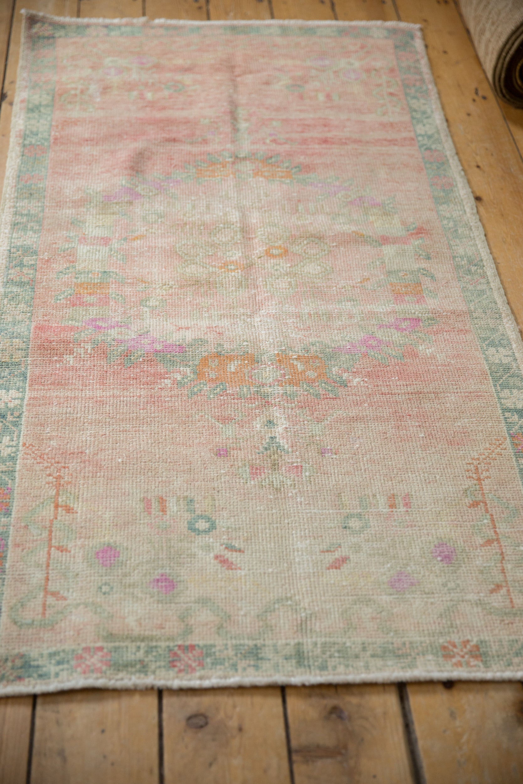 2.5x5.5 Vintage Distressed Oushak Rug Runner by Old New House® - product image 7 for Resin Society