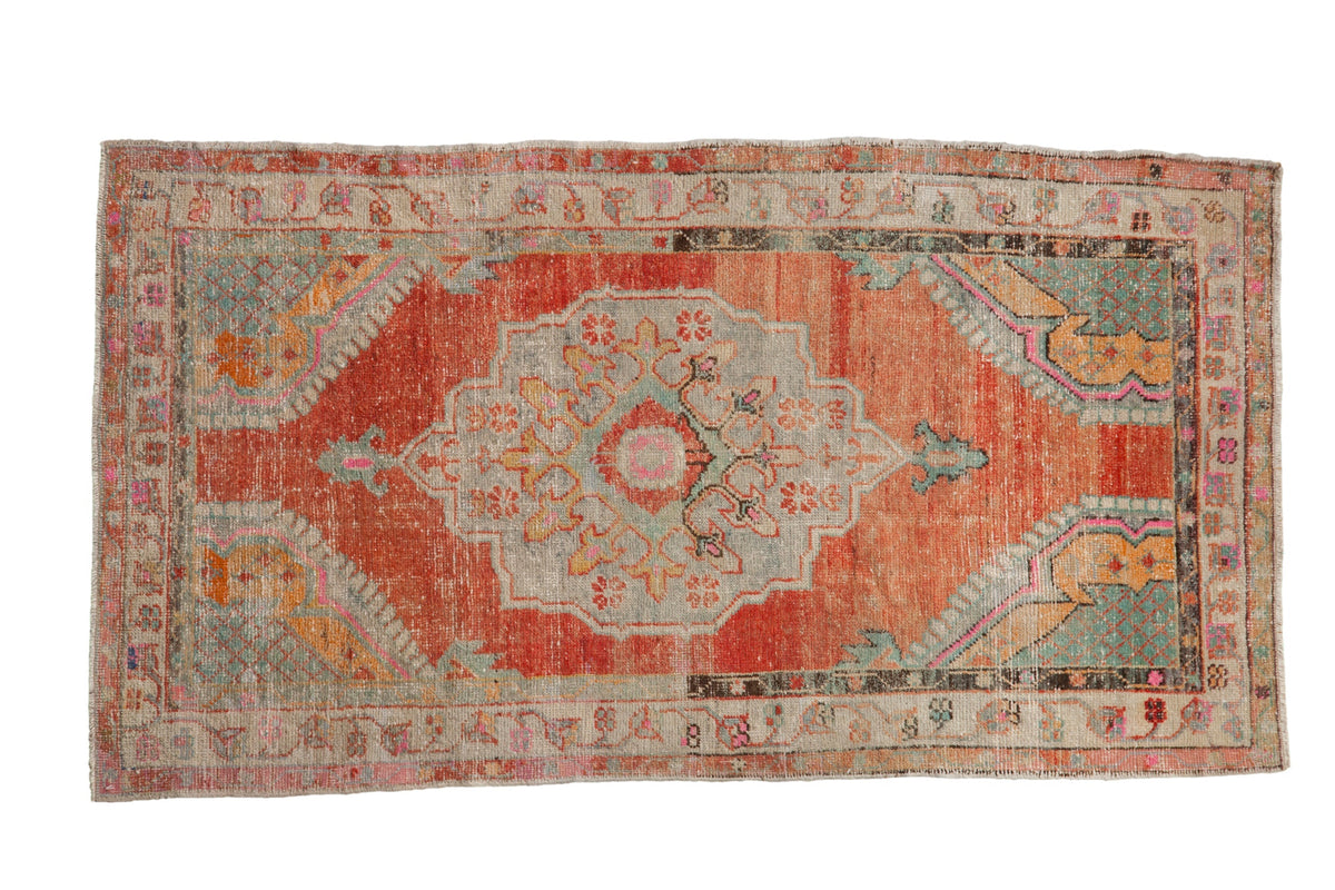 3x5.5 Vintage Distressed Oushak Rug by Old New House® - main product image for Resin Society