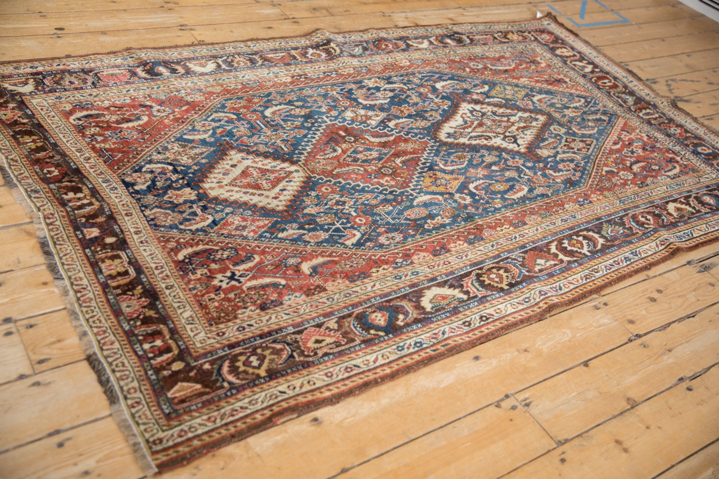 4.5x7.5 Antique Fine Qashqai Rug by Old New House® - product image 6 for Resin Society
