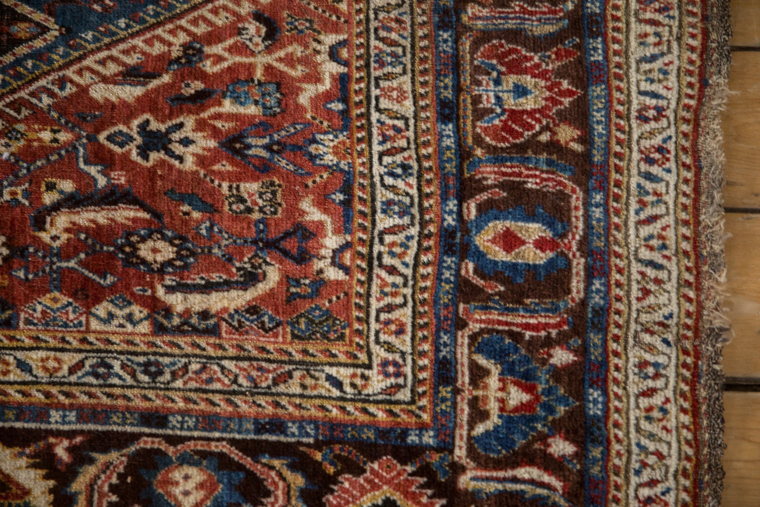 4.5x7.5 Antique Fine Qashqai Rug by Old New House® - product image 7 for Resin Society