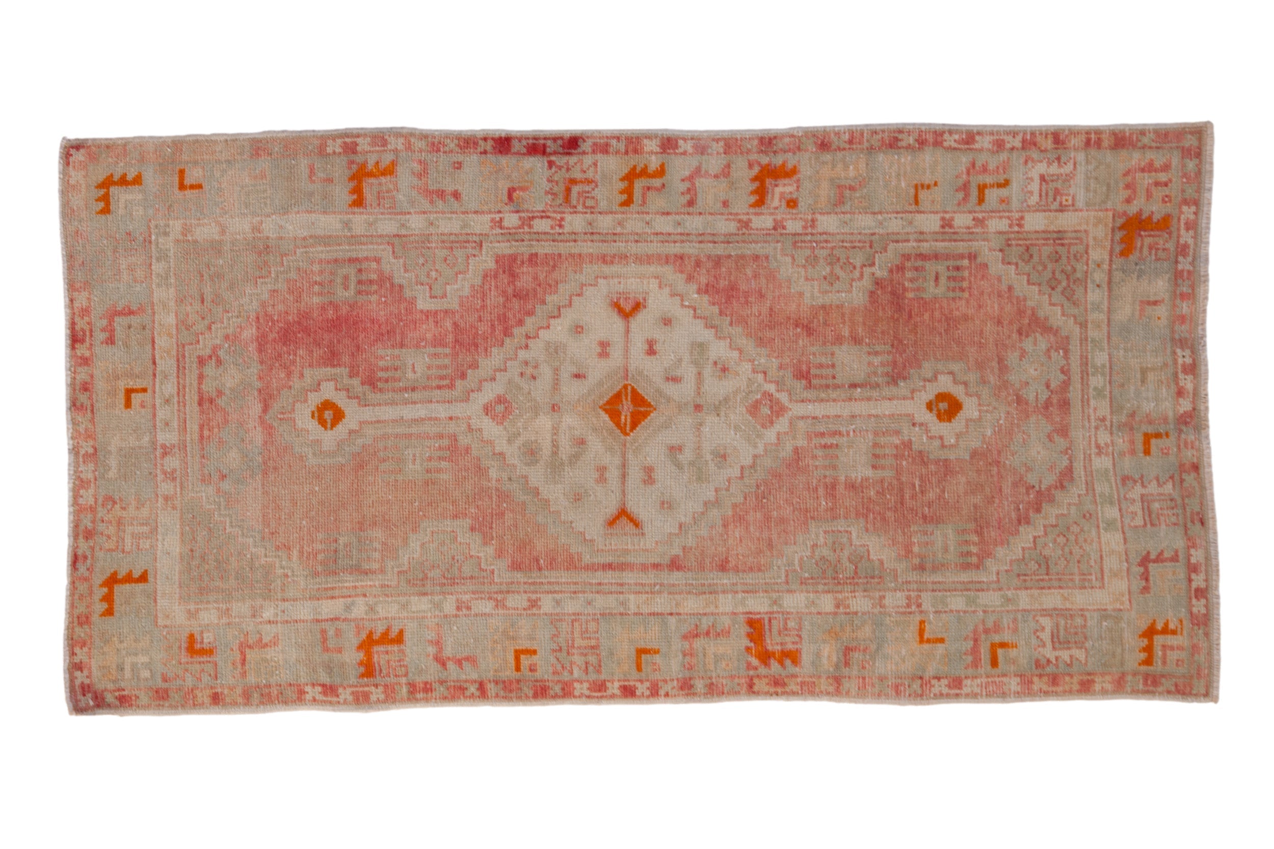 2.5x5 Vintage Distressed Oushak Rug Runner by Old New House® - main product image for Resin Society