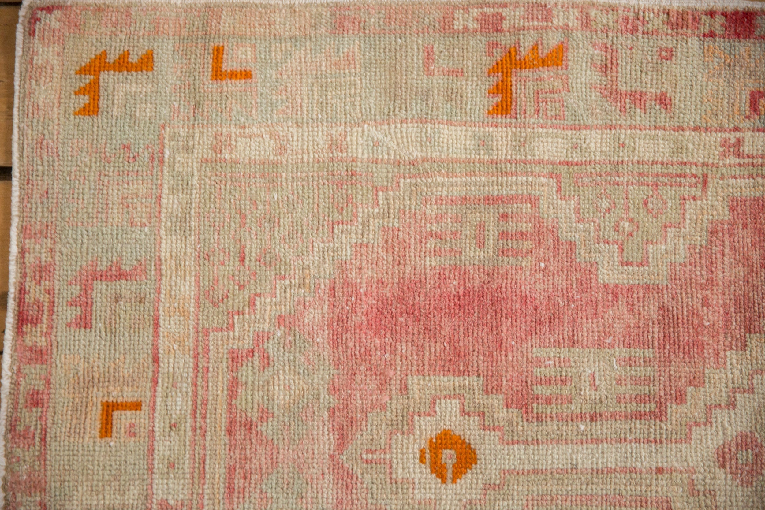 2.5x5 Vintage Distressed Oushak Rug Runner by Old New House® - product image 3 for Resin Society