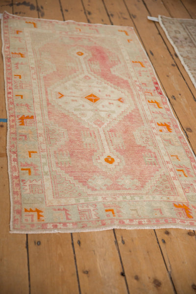 2.5x5 Vintage Distressed Oushak Rug Runner by Old New House® - product image 6 for Resin Society