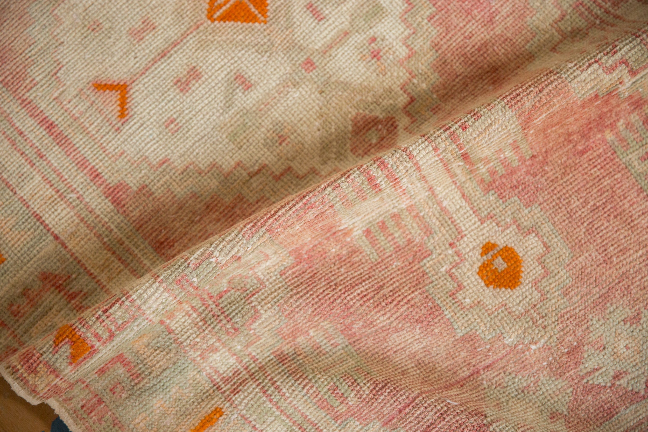2.5x5 Vintage Distressed Oushak Rug Runner by Old New House® - product image 9 for Resin Society
