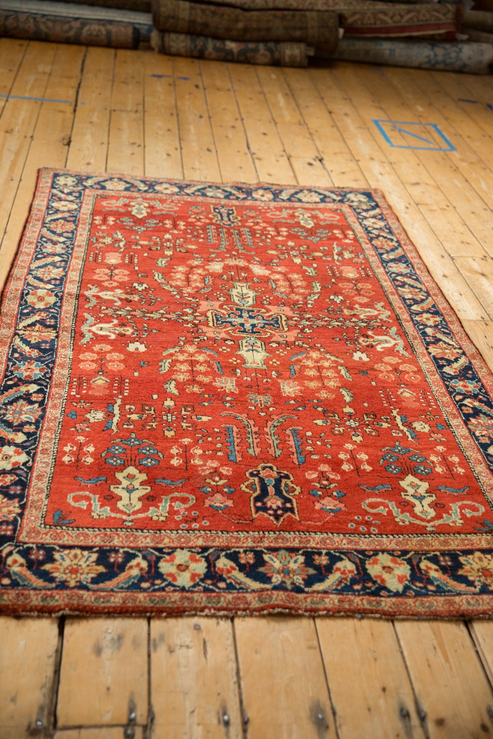 4x6.5 Vintage Sarouk Rug by Old New House® - product image 8 for Resin Society