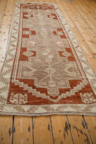RESERVED 3.5x9.5 Vintage Distressed Kars Rug Runner