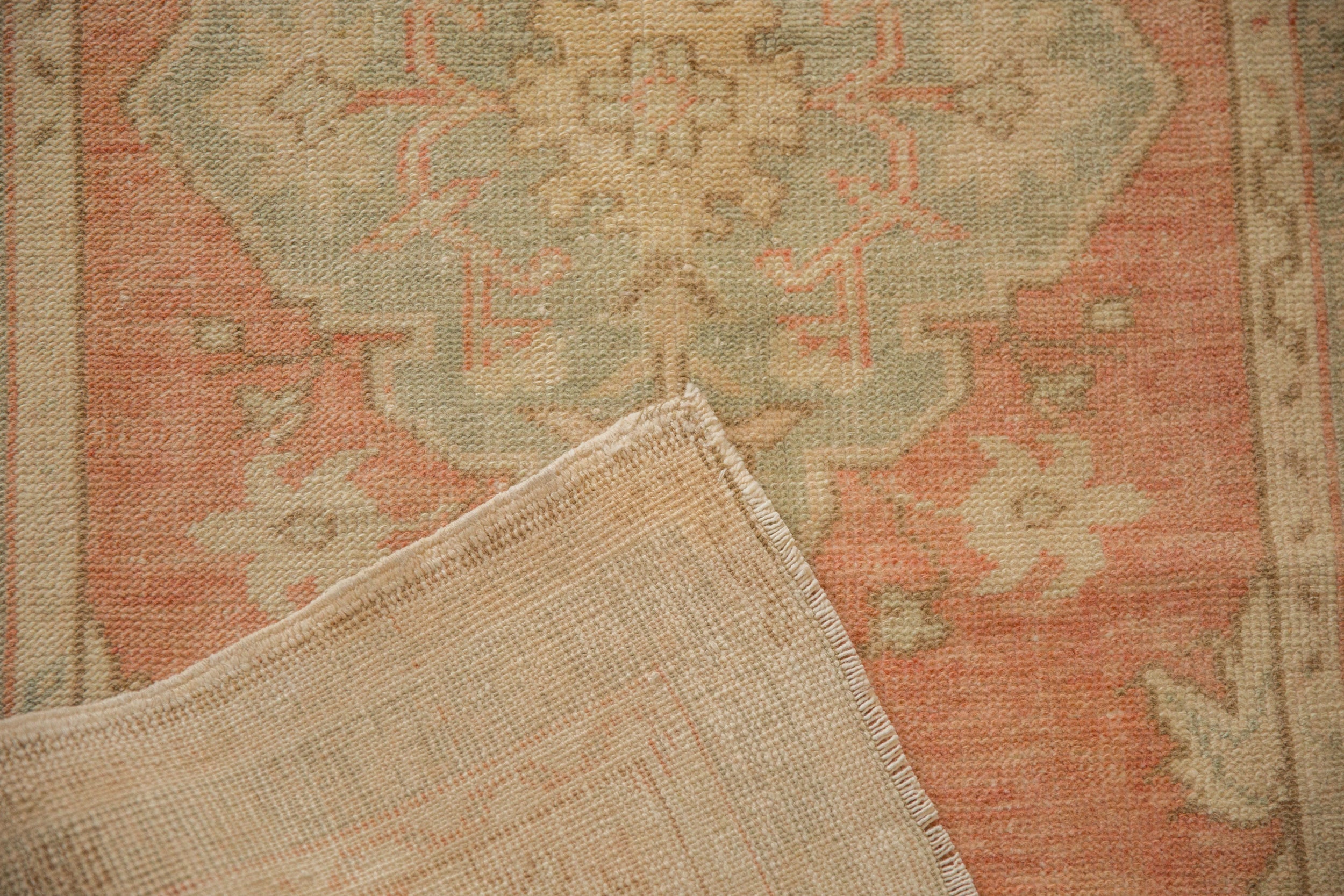 2.5x4.5 Vintage Distressed Oushak Rug by Old New House® - product image 8 for Resin Society