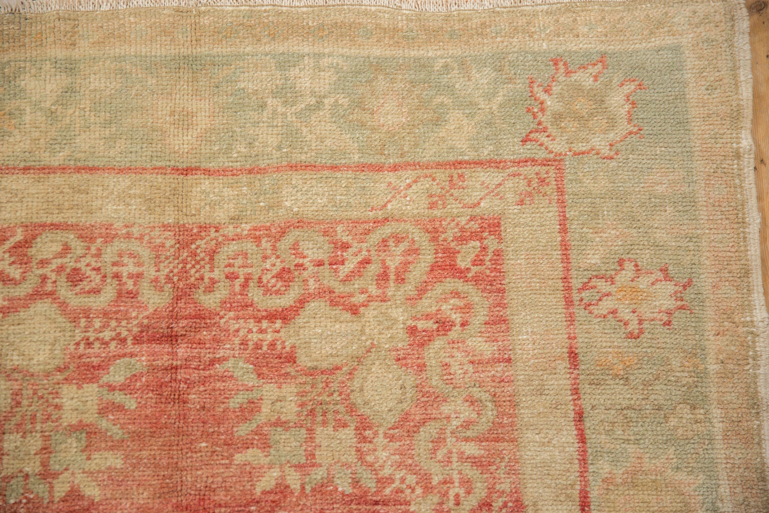 3x6.5 Vintage Distressed Oushak Rug Runner by Old New House® - product image 3 for Resin Society