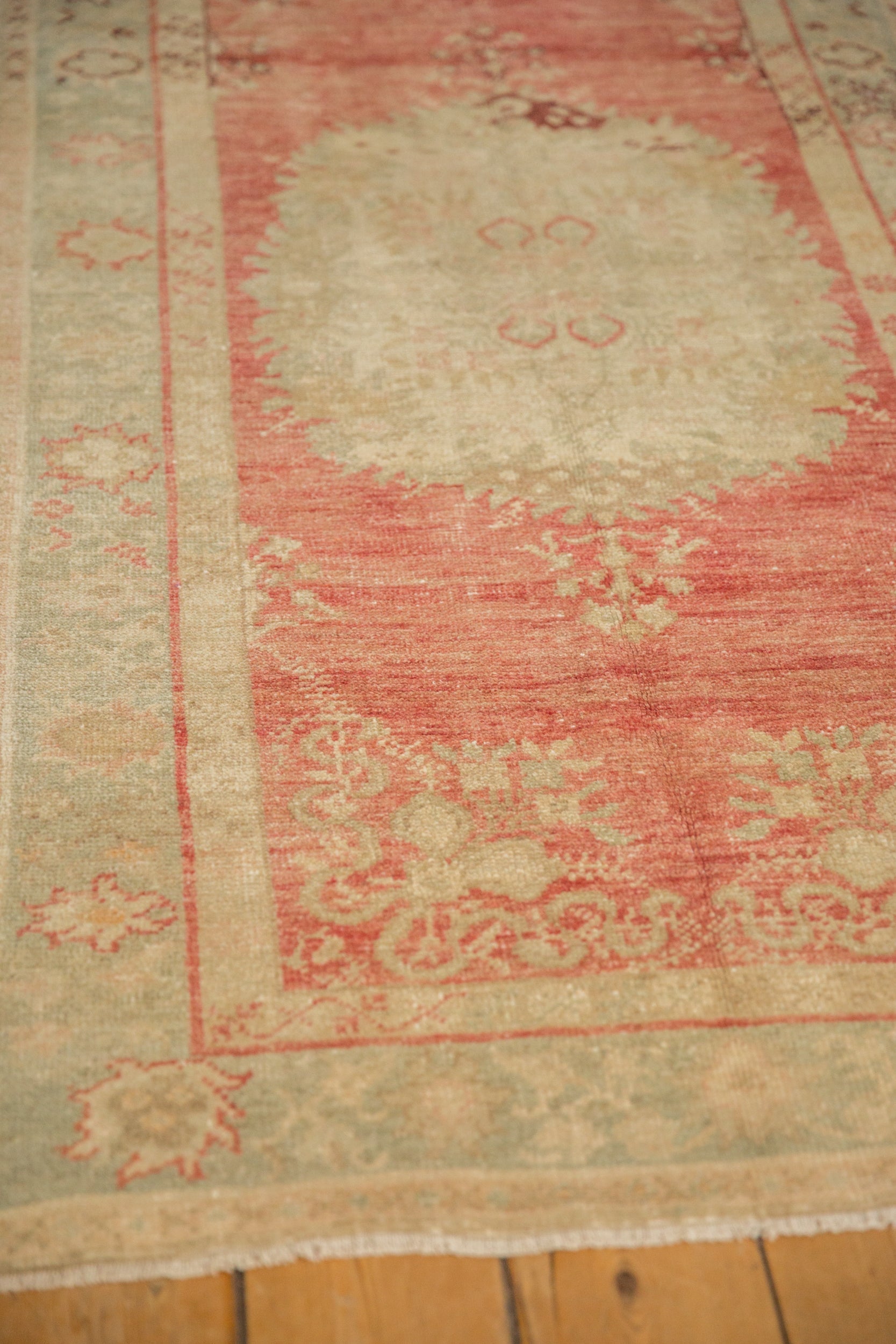 3x6.5 Vintage Distressed Oushak Rug Runner by Old New House® - product image 5 for Resin Society