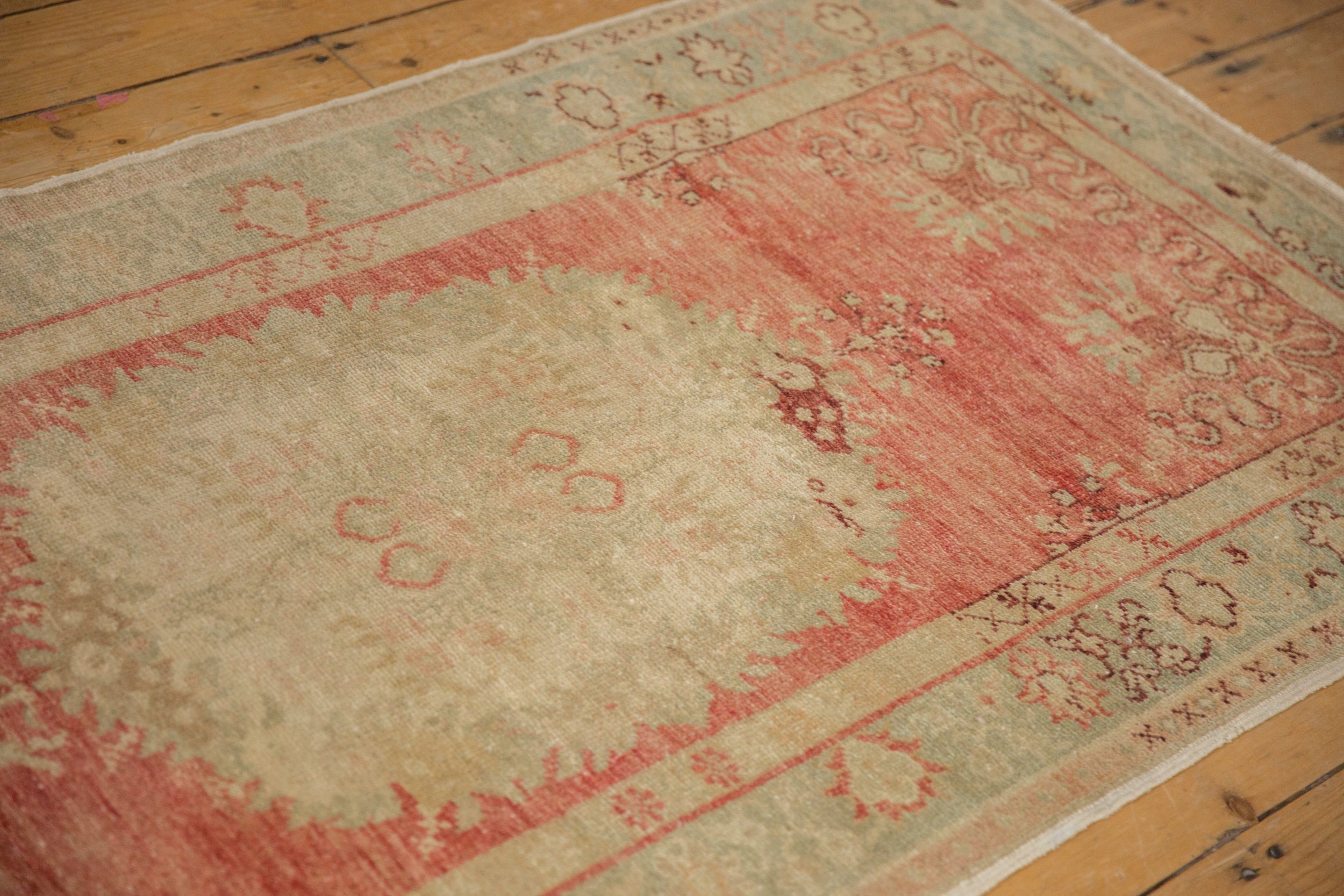 3x6.5 Vintage Distressed Oushak Rug Runner by Old New House® - product image 6 for Resin Society