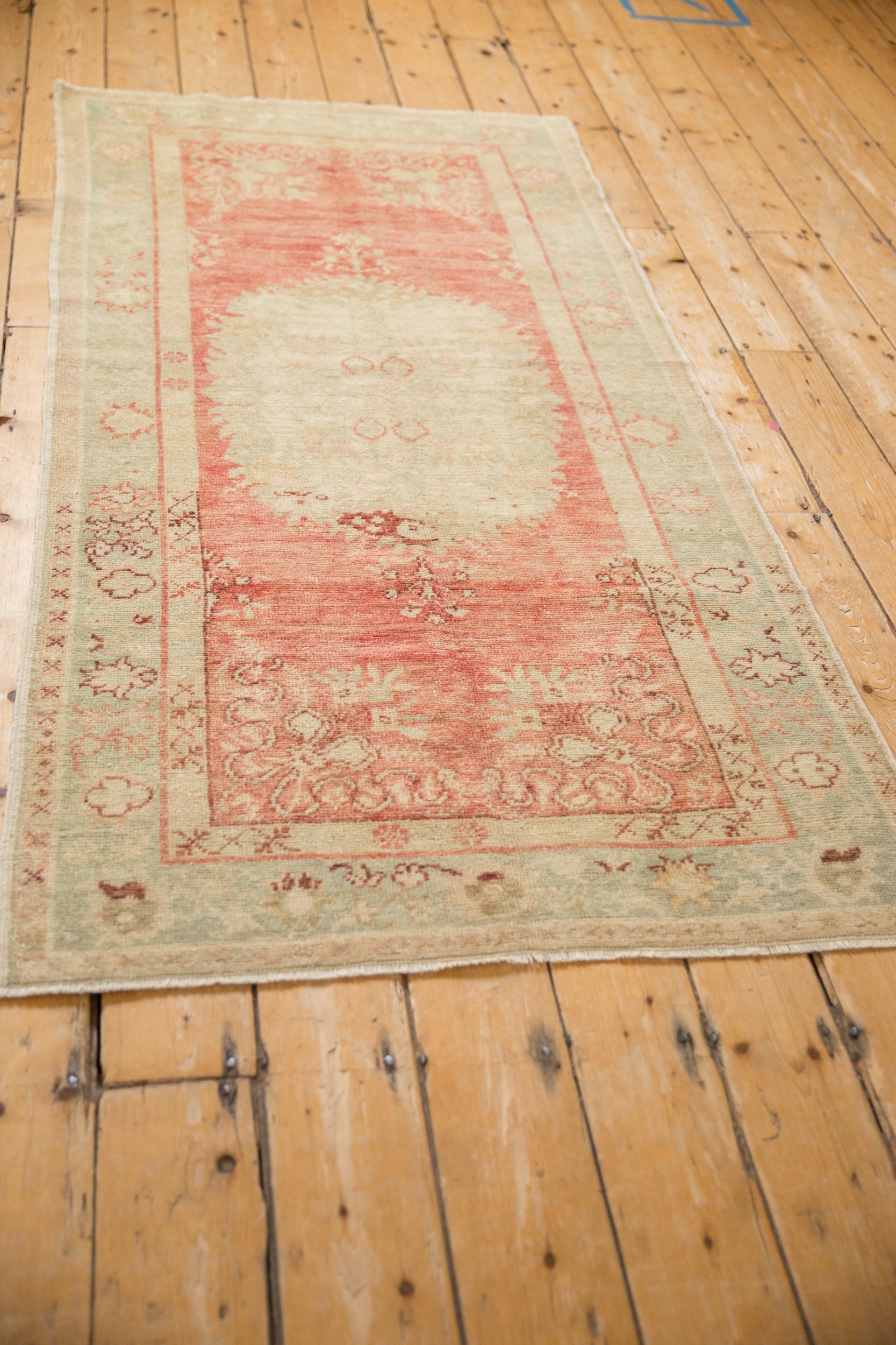 3x6.5 Vintage Distressed Oushak Rug Runner by Old New House® - product image 7 for Resin Society