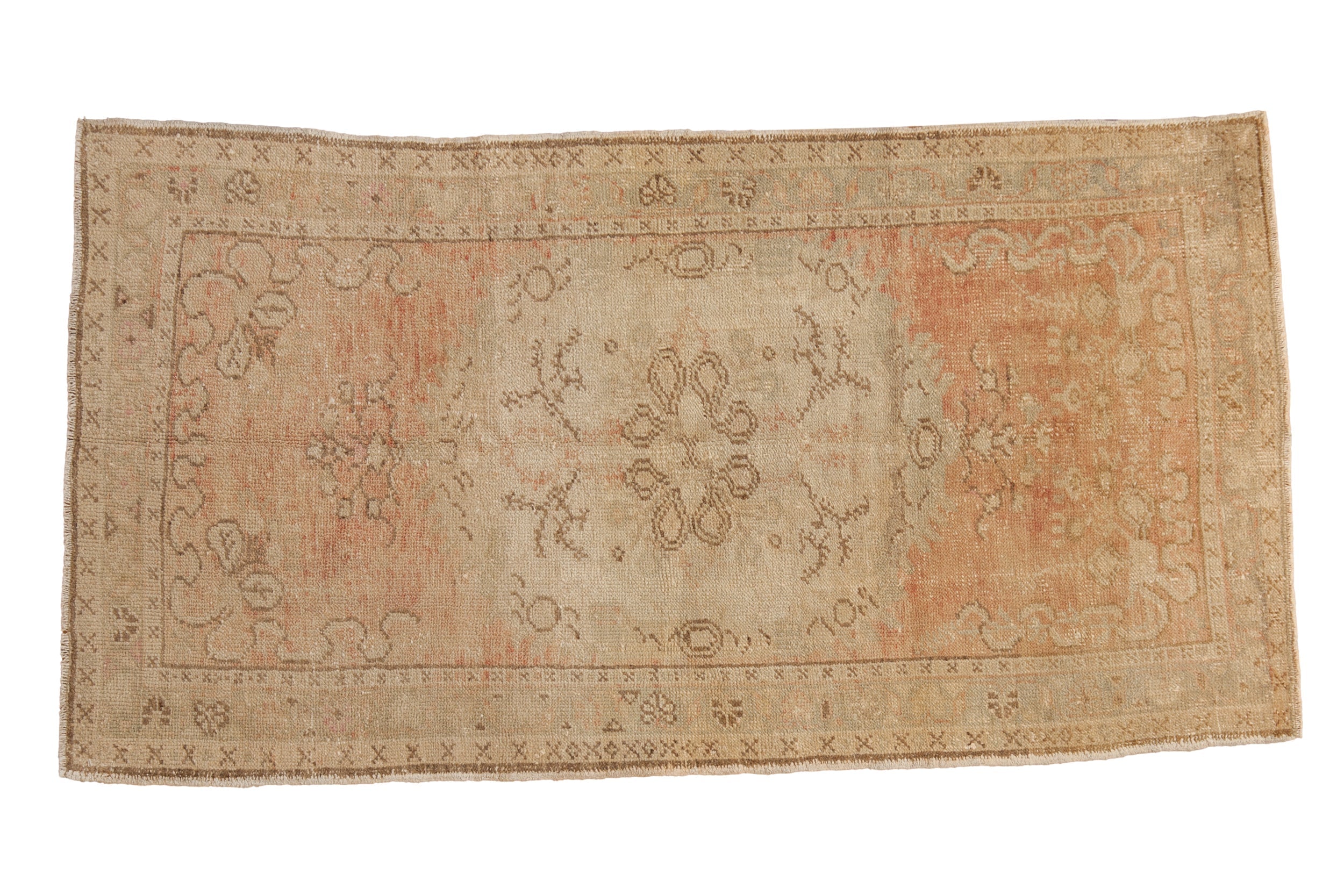 3x5.5 Vintage Distressed Oushak Rug by Old New House® - main product image for Resin Society