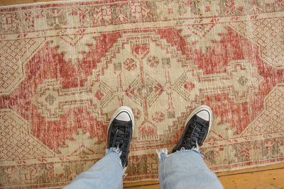 2.5x5 Vintage Distressed Oushak Rug Runner by Old New House® - product image 2 for Resin Society