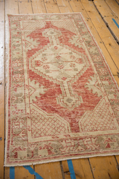 2.5x5 Vintage Distressed Oushak Rug Runner by Old New House® - product image 7 for Resin Society