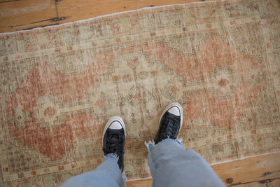 2.5x5 Vintage Distressed Oushak Rug Runner by Old New House® - product image 2 for Resin Society