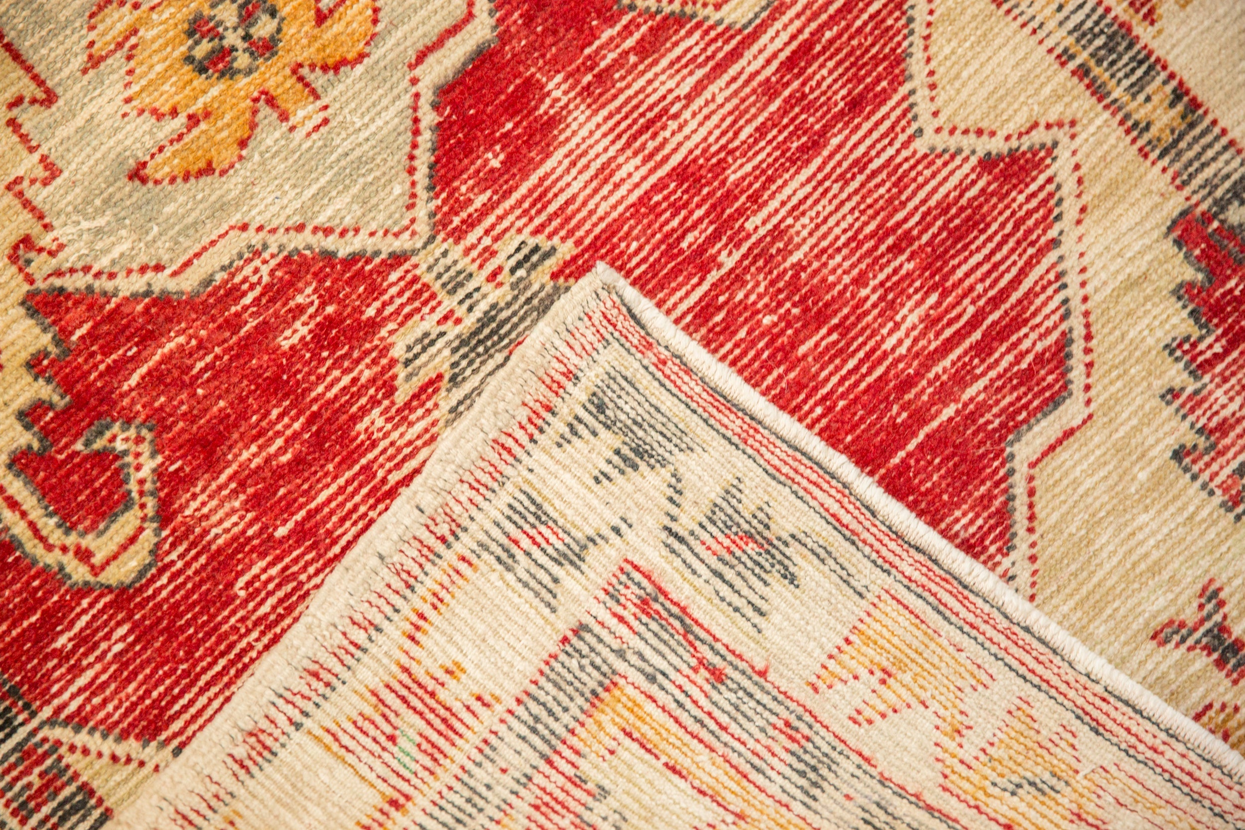 2.5x5.5 Vintage Distressed Oushak Rug Runner by Old New House® - product image 11 for Resin Society