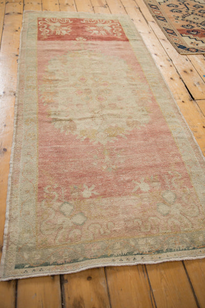 3x6.5 Vintage Distressed Oushak Rug Runner by Old New House® - product image 5 for Resin Society