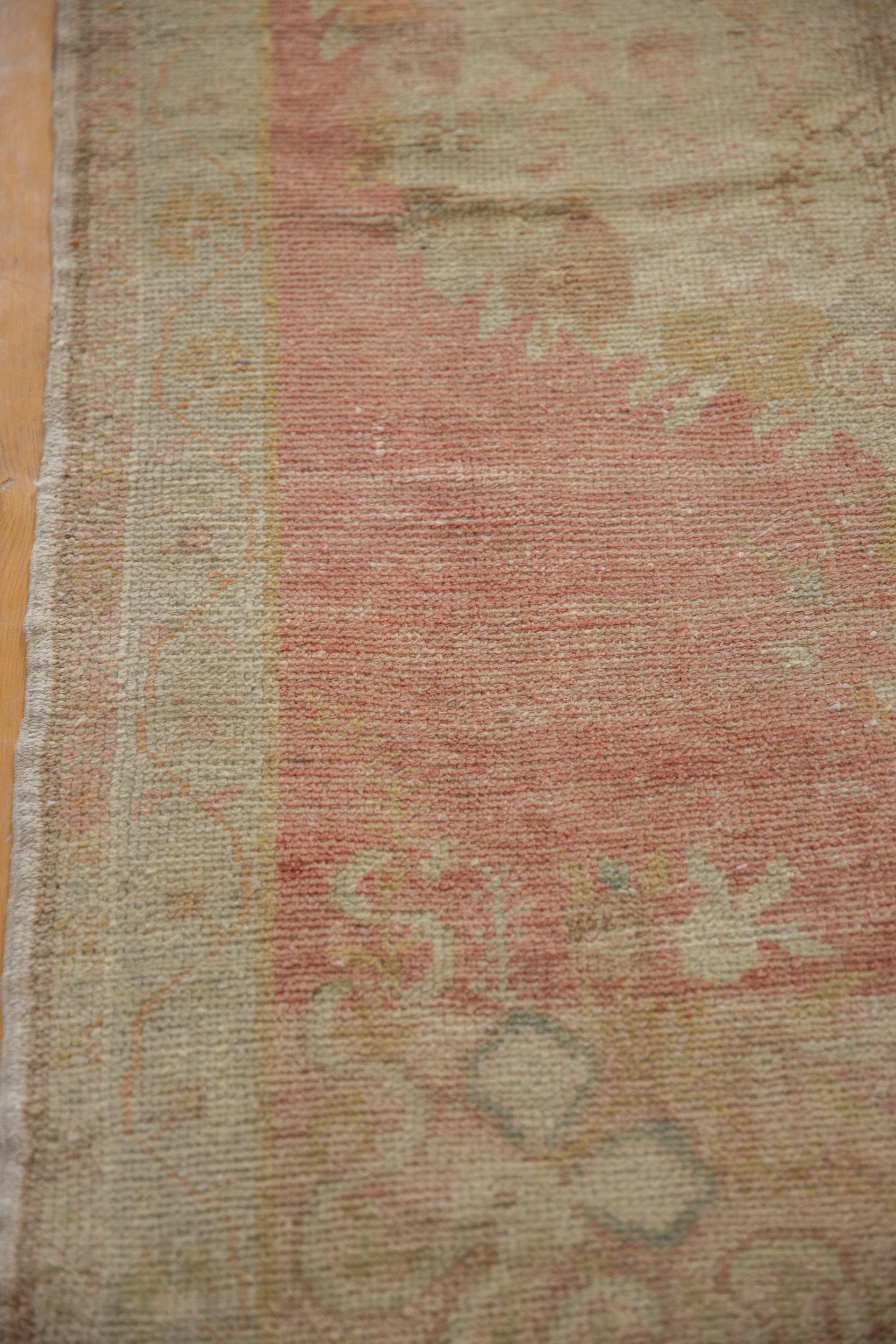 3x6.5 Vintage Distressed Oushak Rug Runner by Old New House® - product image 6 for Resin Society
