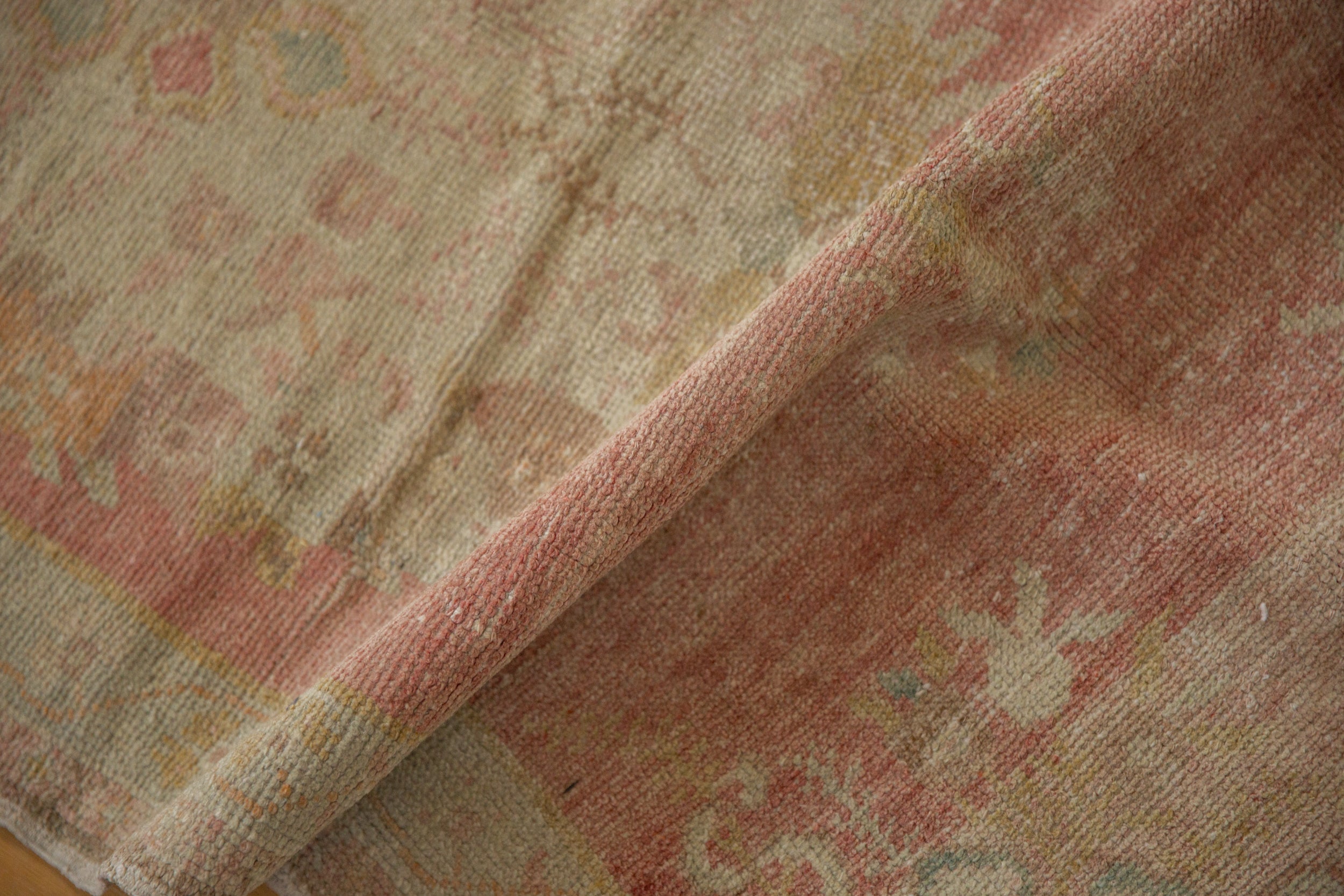 3x6.5 Vintage Distressed Oushak Rug Runner by Old New House® - product image 7 for Resin Society