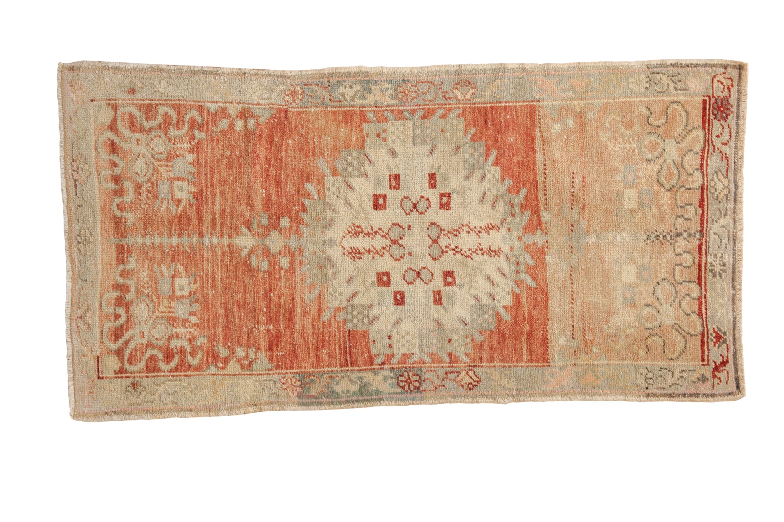 2.5x5 Vintage Distressed Oushak Rug Runner by Old New House® - main product image for Resin Society